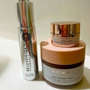 Berry scrub by monat order today! Buff away dirt & acne